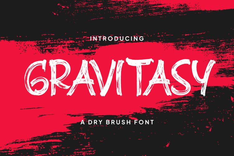 Gravitasy - Brush Font